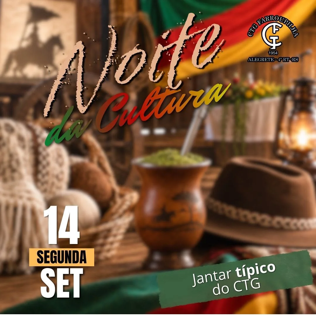 14 de setembro - Noite da cultura