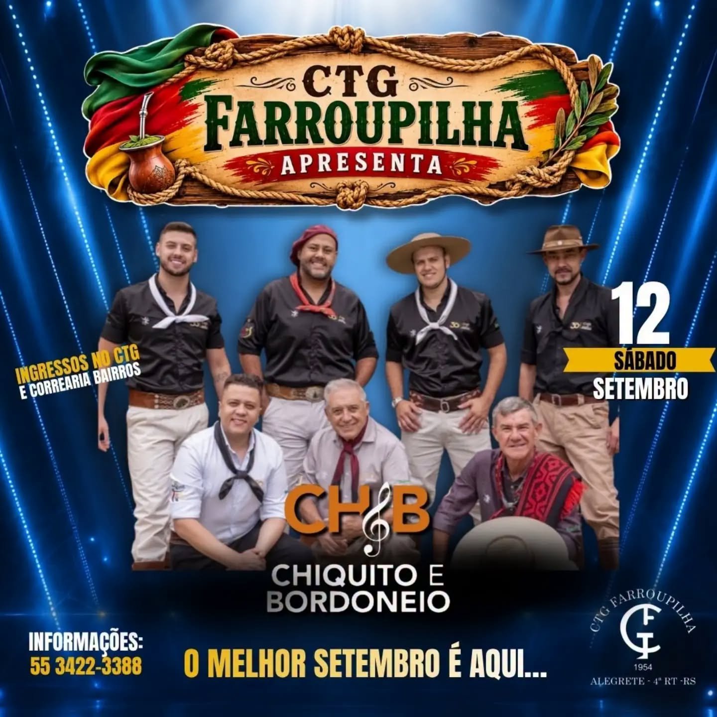 12 de setembro - Chiquito e Bordoneio